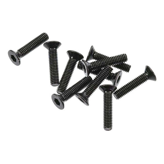 Axial Flat Head Screw M2.6x12mm Black (10) AXA0055