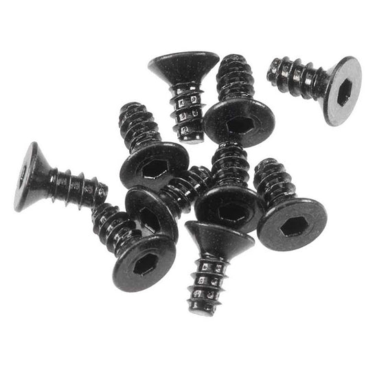 Axial HexScktTapping Flat Hd M2.6x6mm Black (10) AXA0412
