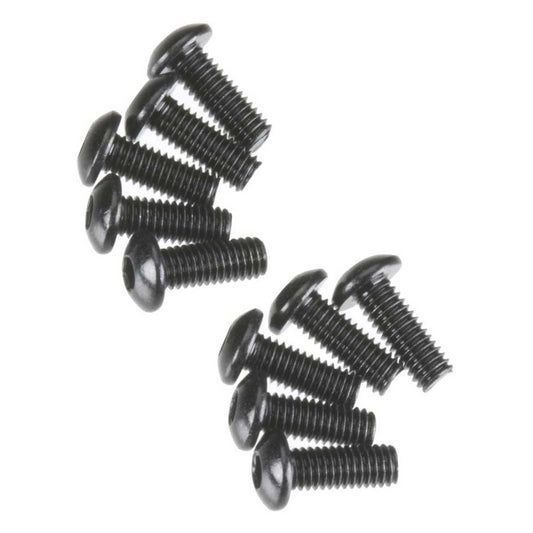 Axial Hex Sckt ButtonHead M3x8mm Black Oxide (10) AXA114