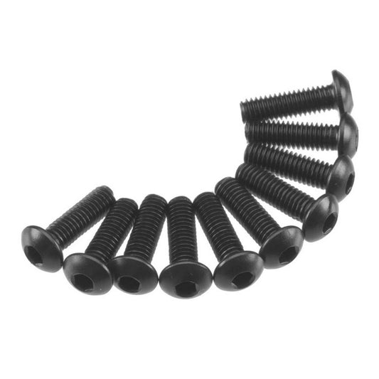 Axial Hex Socket Button Head M3x10mm Black (10) AXA115