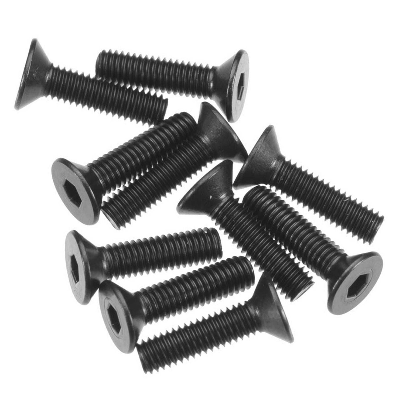 Axial Hex Socket Flat Head M3x12mm Black (10) AXA146