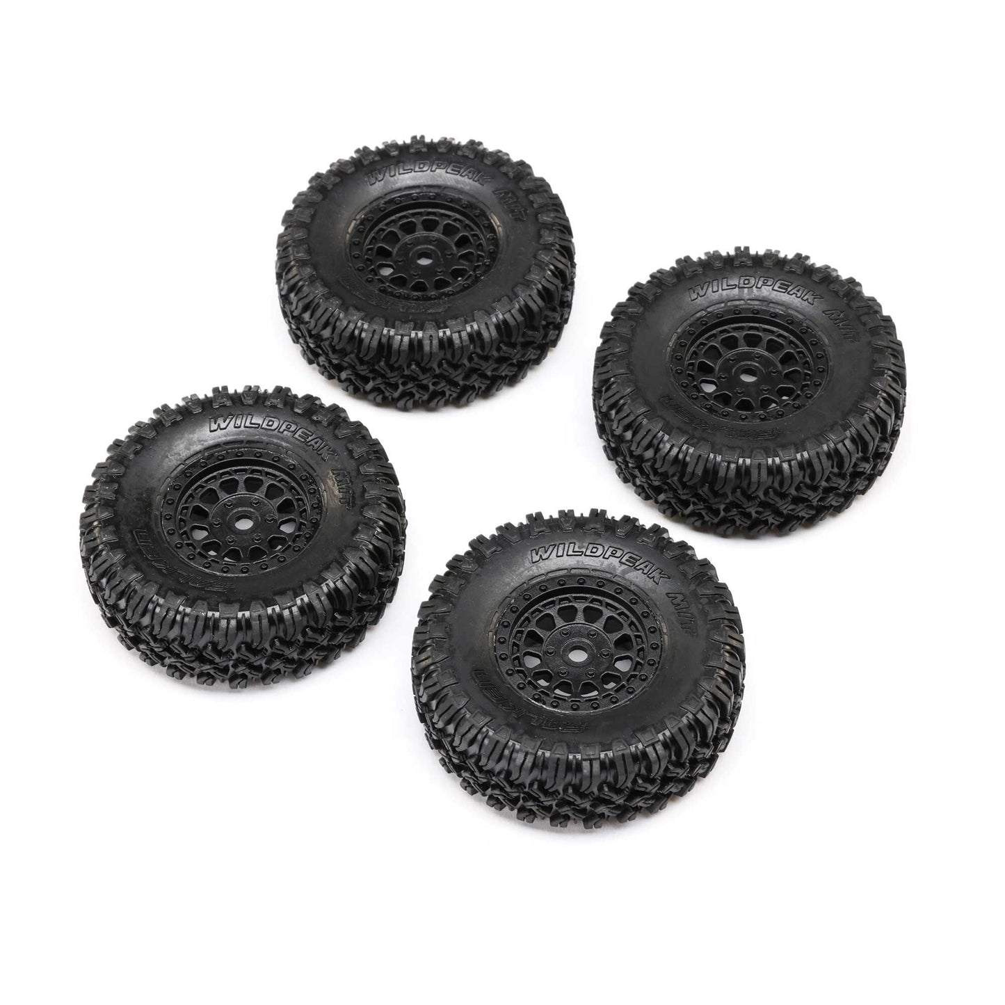 Axial 1.0 Black Rhino Primm & Falken M/T Tires (4): SCX24 AXI-1538