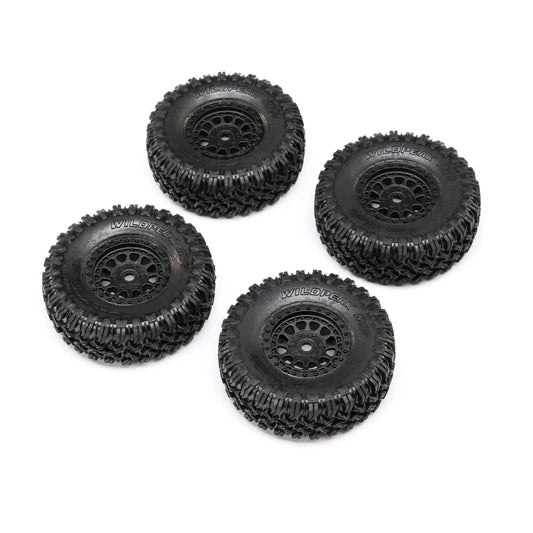 Axial 1.0 Black Rhino Primm & Falken M/T Tires (4): SCX24 AXI-1538