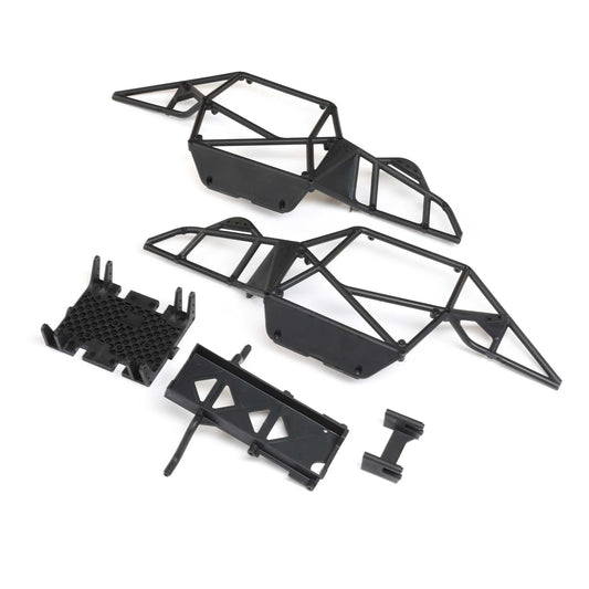 Axial Cage Sides, Skid Plate, Battery Tray: Gilamon AXP8 AXI-2189