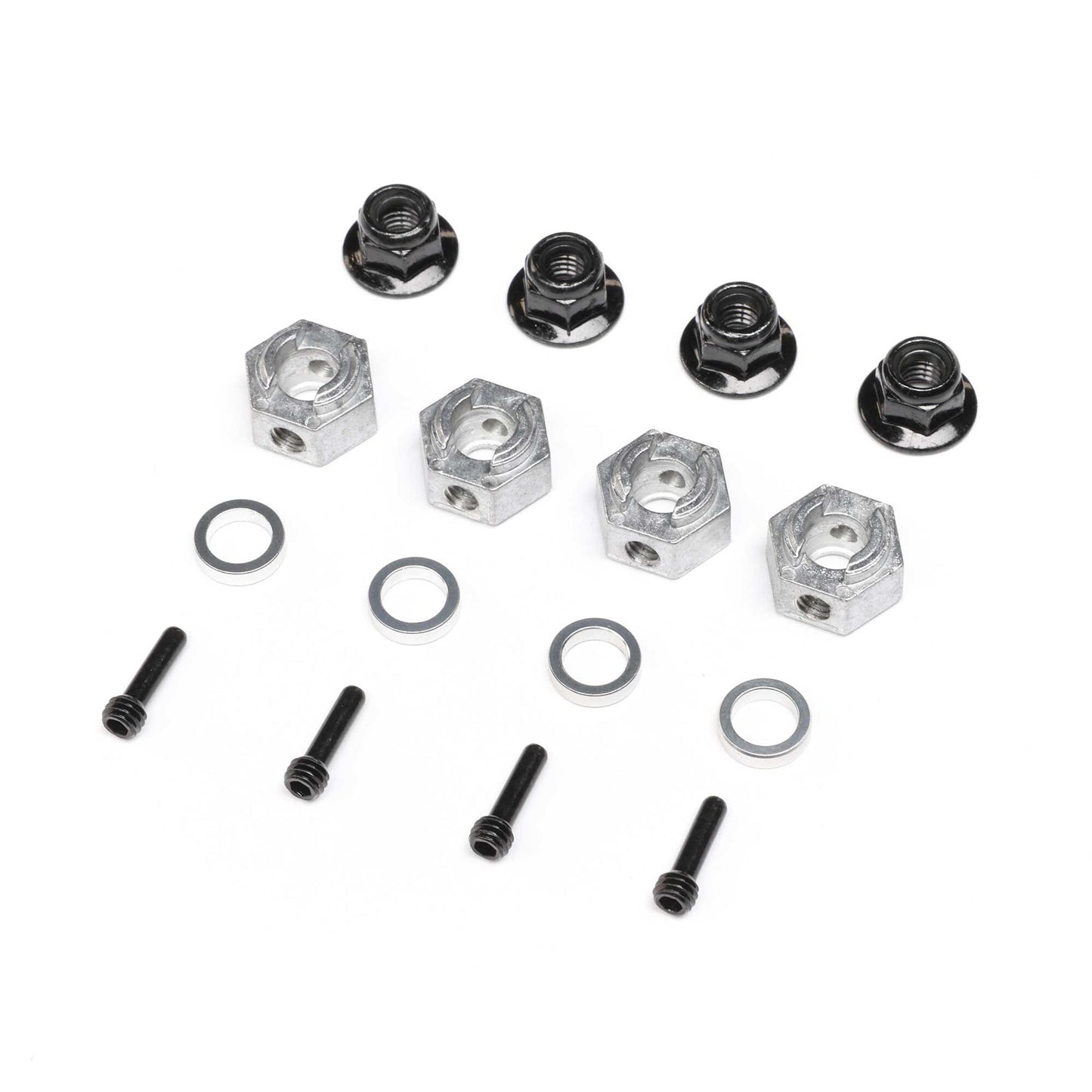 Axial 12mm Hex Hub Set (4): AXP8 AXI-2230
