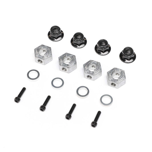 Axial 12mm Hex Hub Set (4): AXP8 AXI-2230