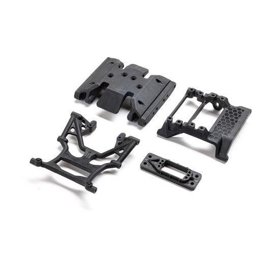 Axial Servo Mount, Skid, Cross Members: SCX10 III HP AXI-3001