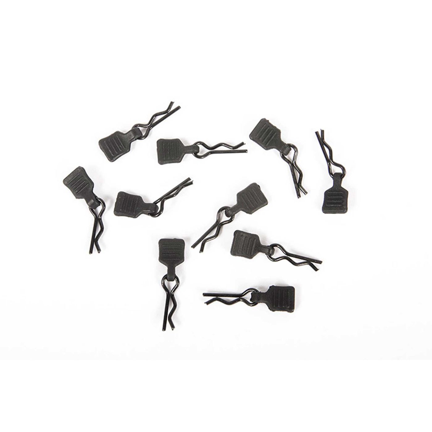 Axial 3mm Body Clip w/Tab, Black (10pc) AXI206000