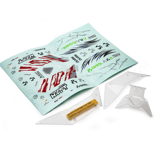 Axial Body Panel Set (Clear)  RBX10 AXI230032