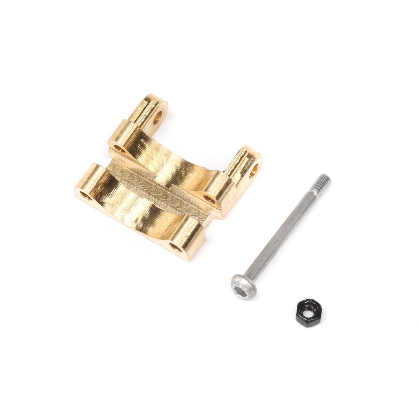 Axial Rear Upper Link Mount, Brass: SCX24 AXI302006