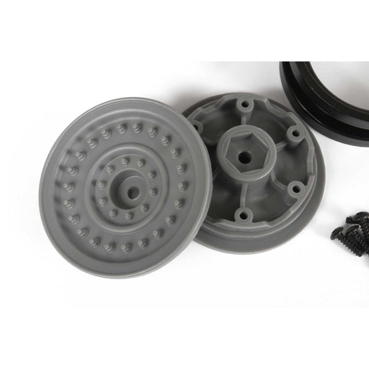 Axial 1.9 MW19 Beadlock Wheels - Grey (2pcs) AXI43005
