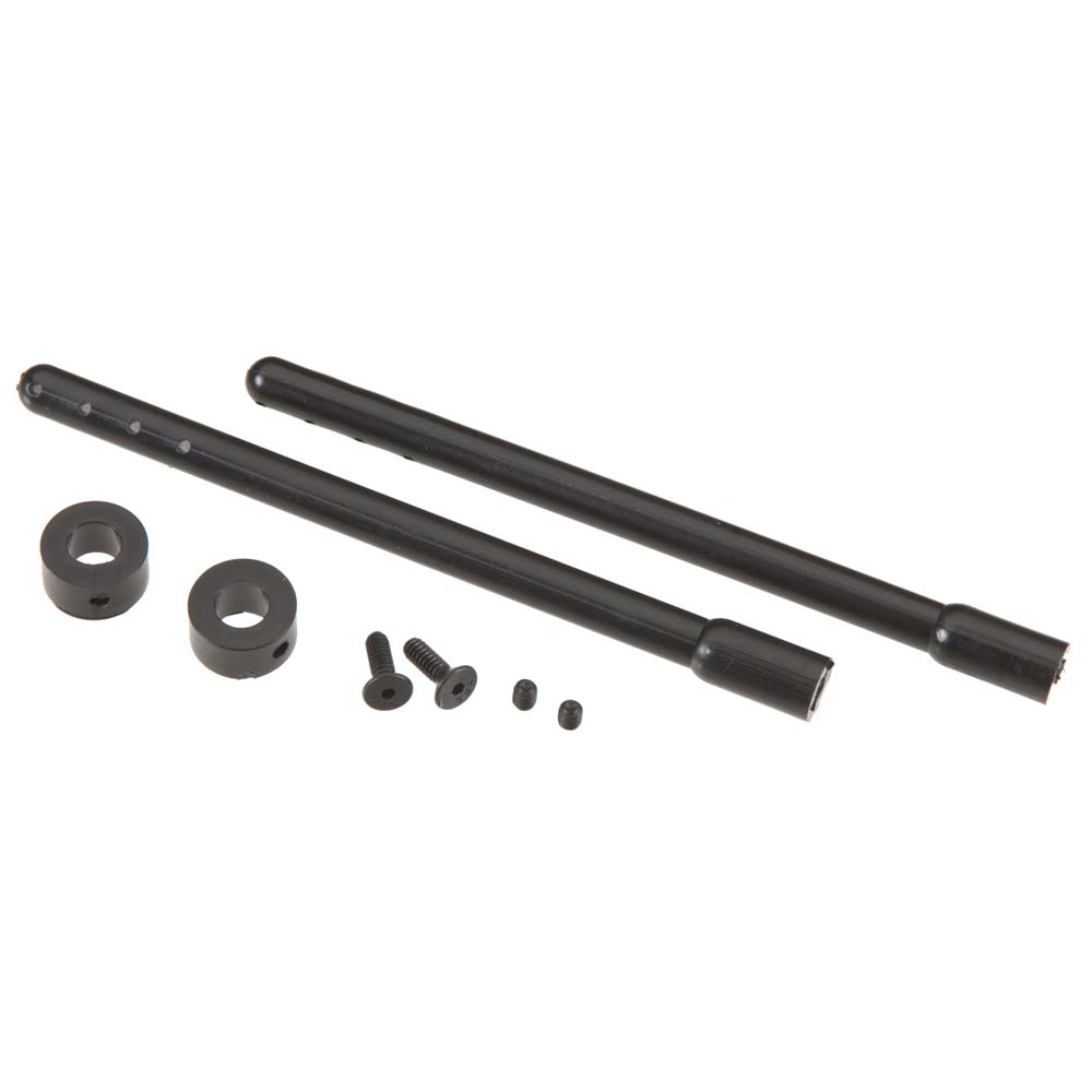 Duratrax Nylon Body Post Black 4" (102mm) (2) DTXC2614