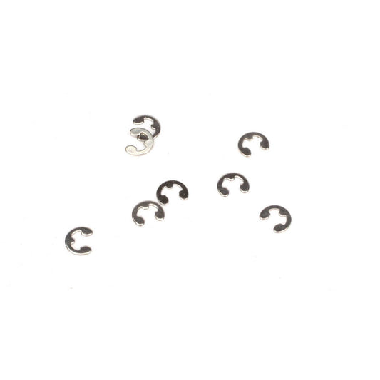 ECX 3mm E-Clip (8) ECX1057