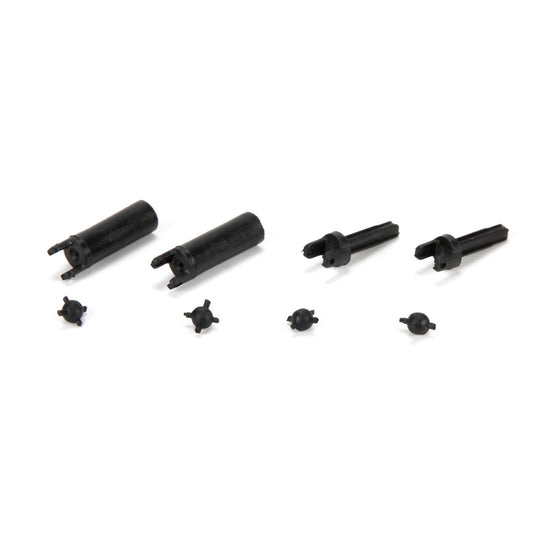 ECX Center Driveshaft Assembly: 1:24 4WD Temper ECX202014