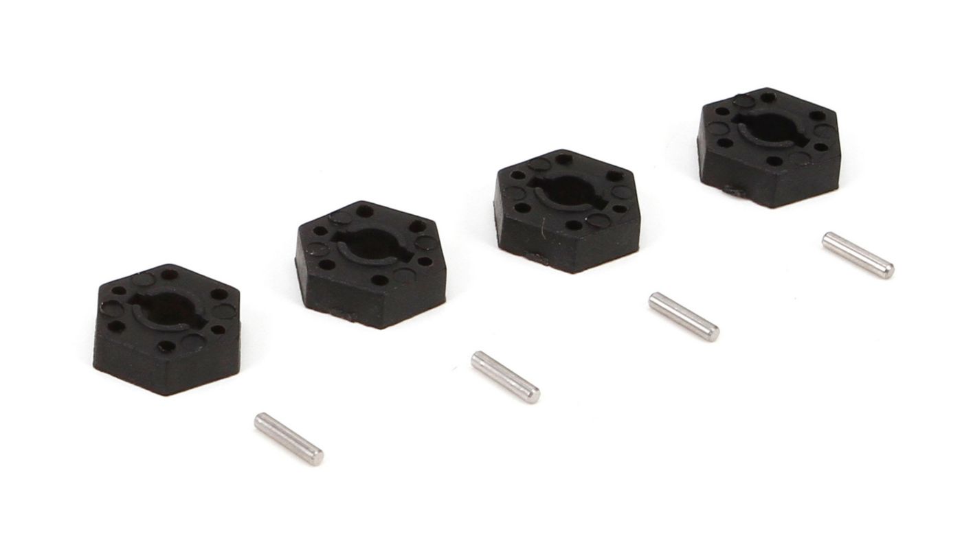 ECX Wheel Hex Set: 1/18 4WD All ECX212004