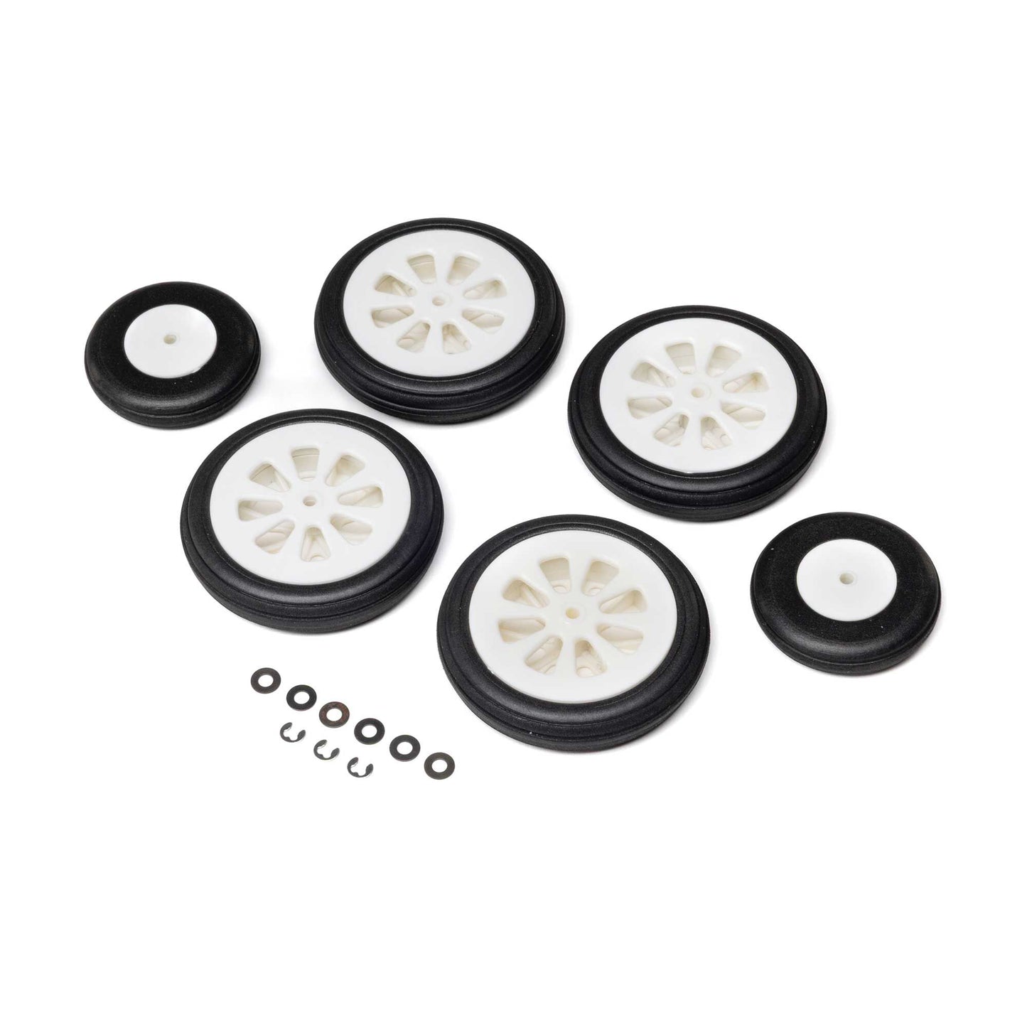 E-flite Wheel Set: Airbus A320 1.5m Airliner 64mm EDF Jet EFL-2549