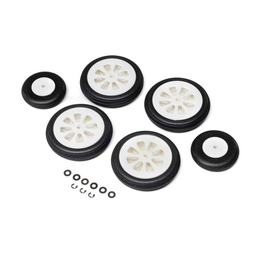 E-flite Wheel Set: Airbus A320 1.5m Airliner 64mm EDF Jet EFL-2549