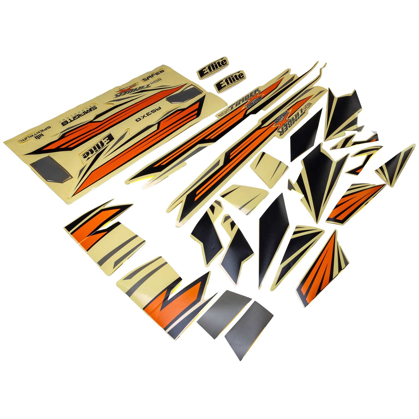 E-flite Decal Set: Night Timber X Evolution 1.2m EFL013855
