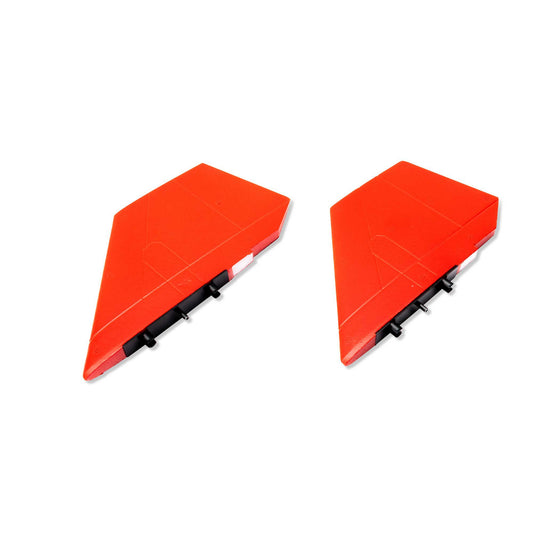 E-flite Fin Set; Red, High Visibility: SR-71 Twin 40mm EDF EFL02059