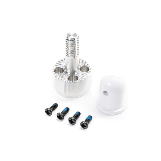 E-flite Prop Adapter And Spinner Nut, White: RC-45J 1.5m EFL107271