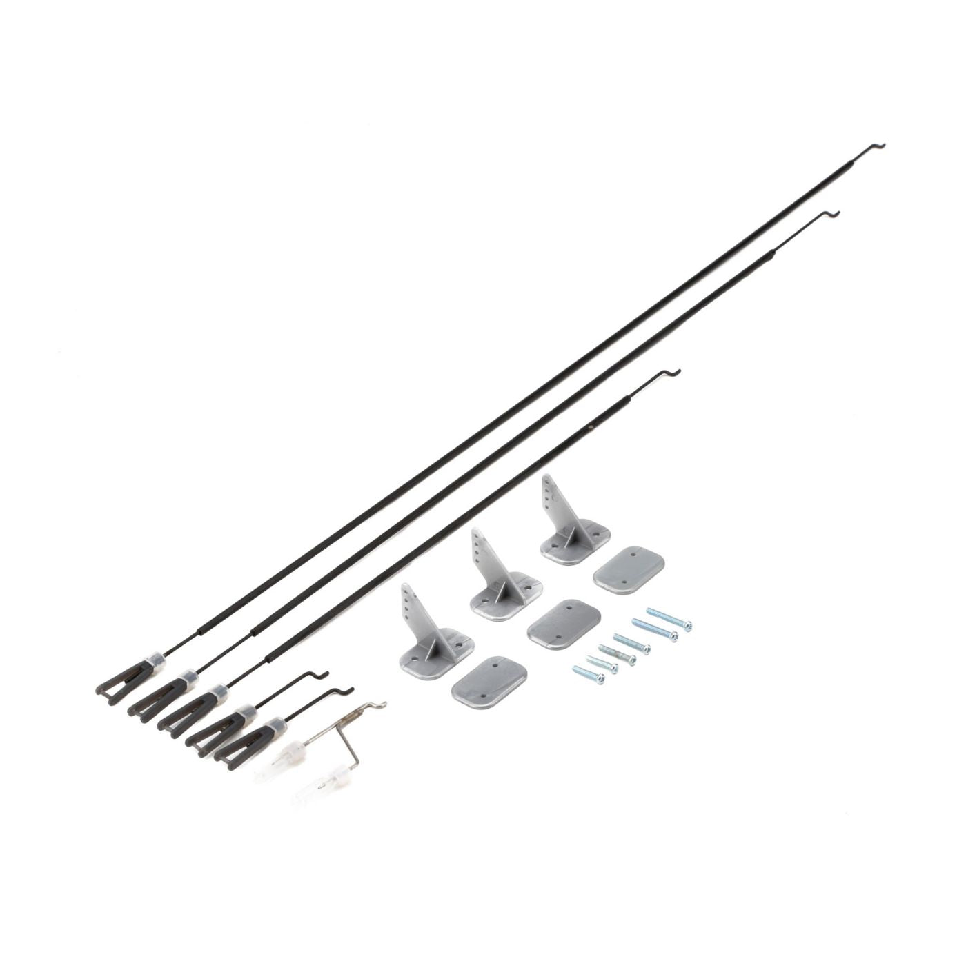 E-flite Pushrods & Cotrol Horn Set: P-51D EFL6722