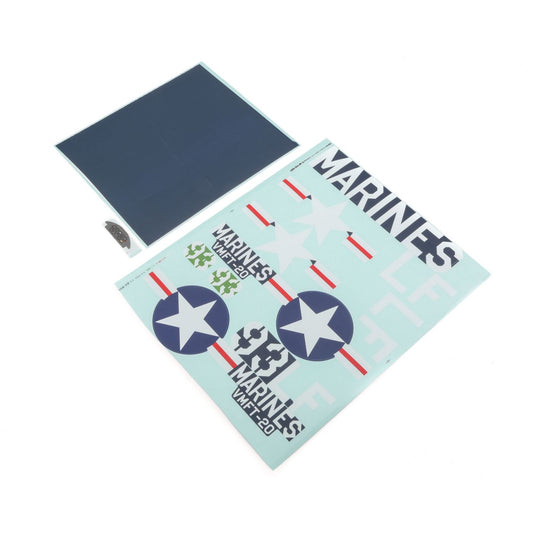 E-flite Decal Sheet: F4U-4 1.2M EFL8506