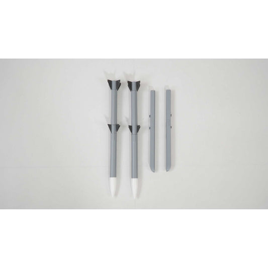 E-flite Wing Tip Missiles, Grey: F-16 Falcon 80mm EFL87885