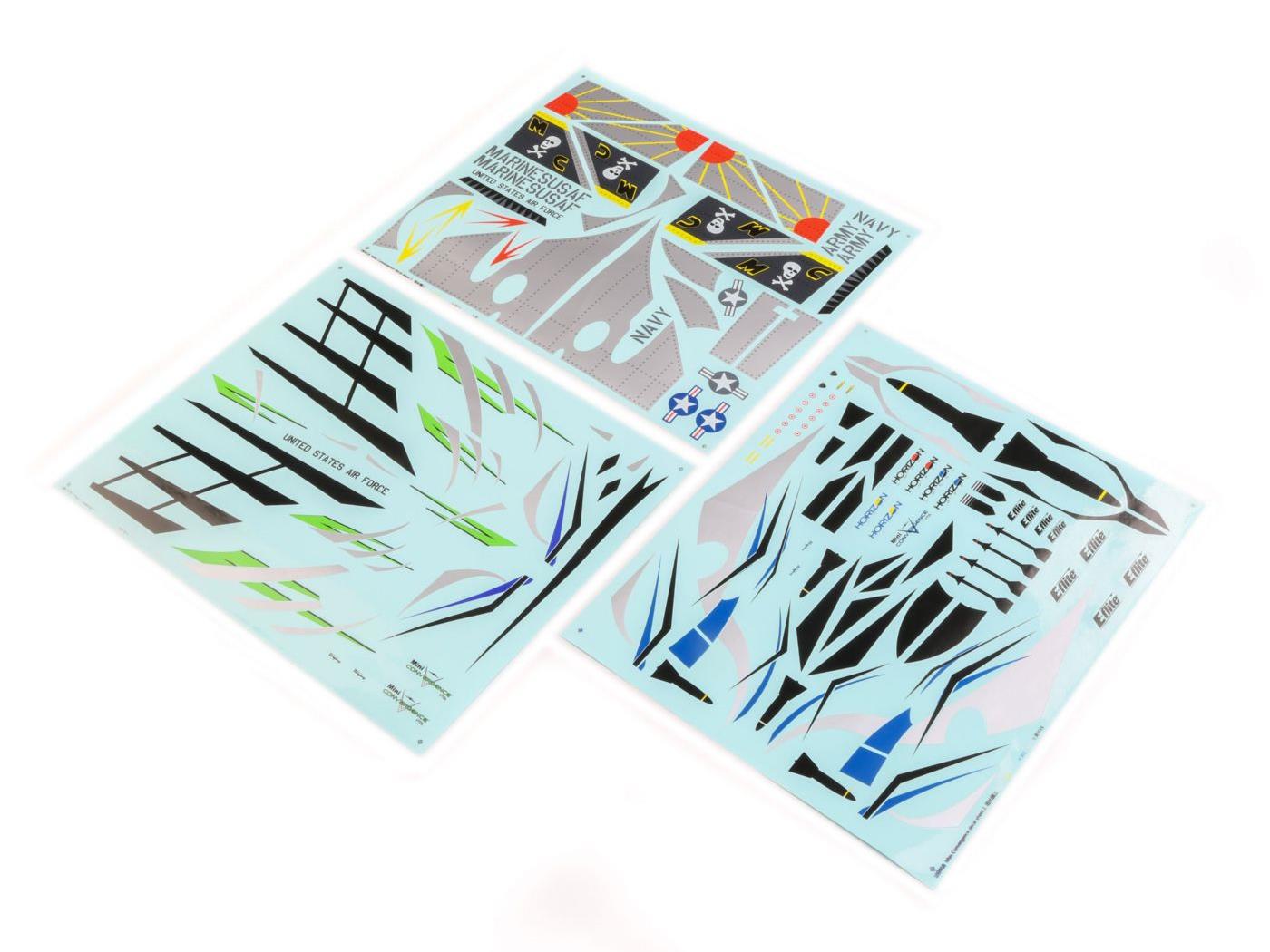 E-flite Decal Sheet Set: Mini Convergence EFL9308