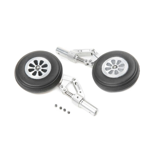 E-flite Main Struts w/Wheels: HAVOC Xe 80mm EDF Sport Jet EFLG343