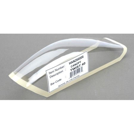 Hangar 9 Canopy: Twist 40 ARF V2 HAN266006