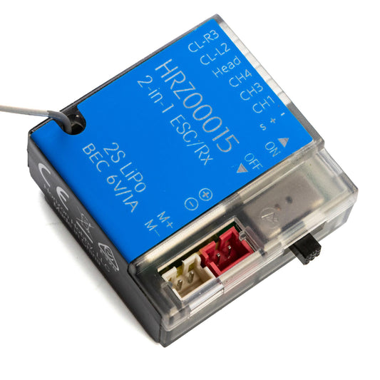 Axial ESC/Receiver, 2.4Ghz, EC2: 1/24 HRZ00015