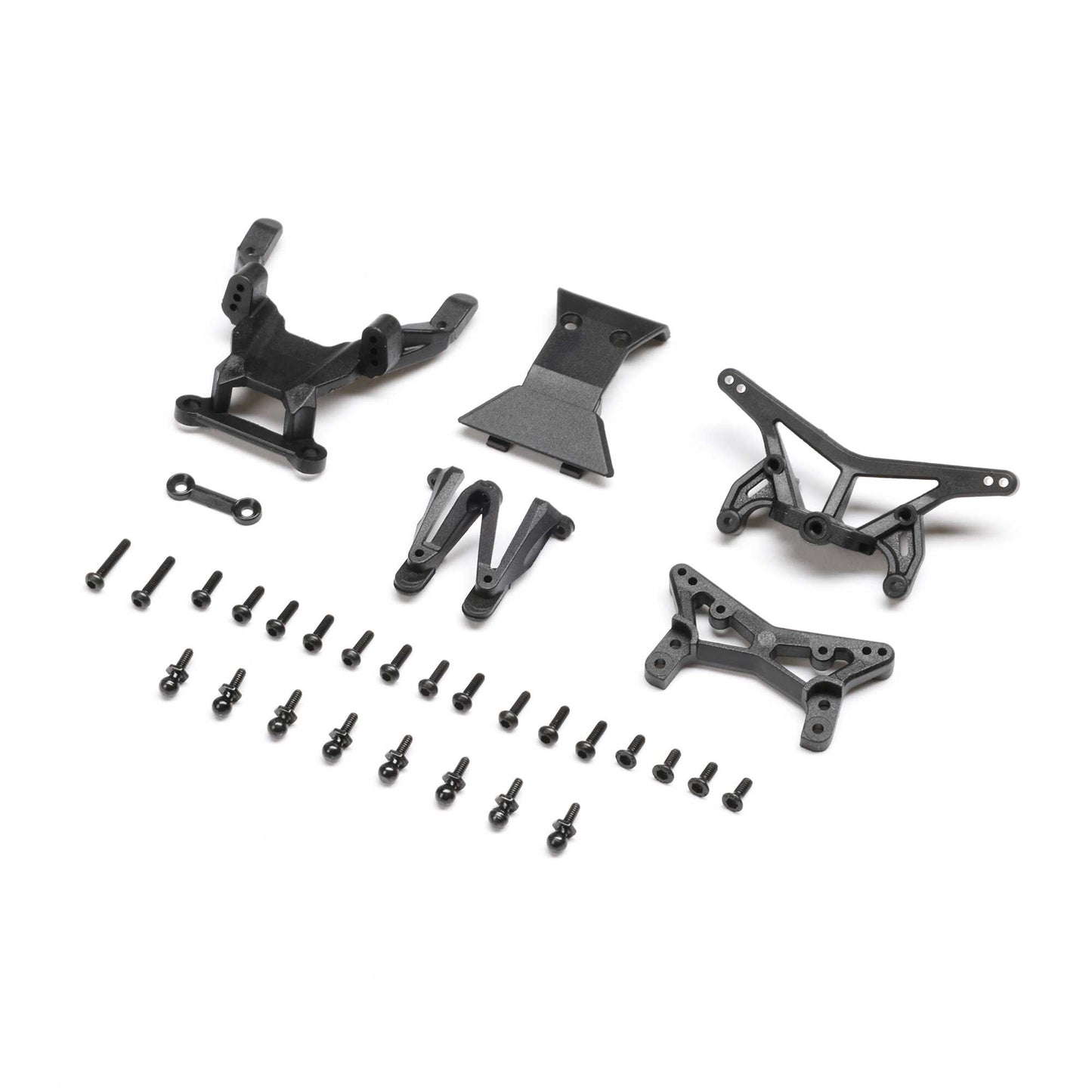 Losi Front & Rear Towers, Bumper: Micro-B/T LOS-1770