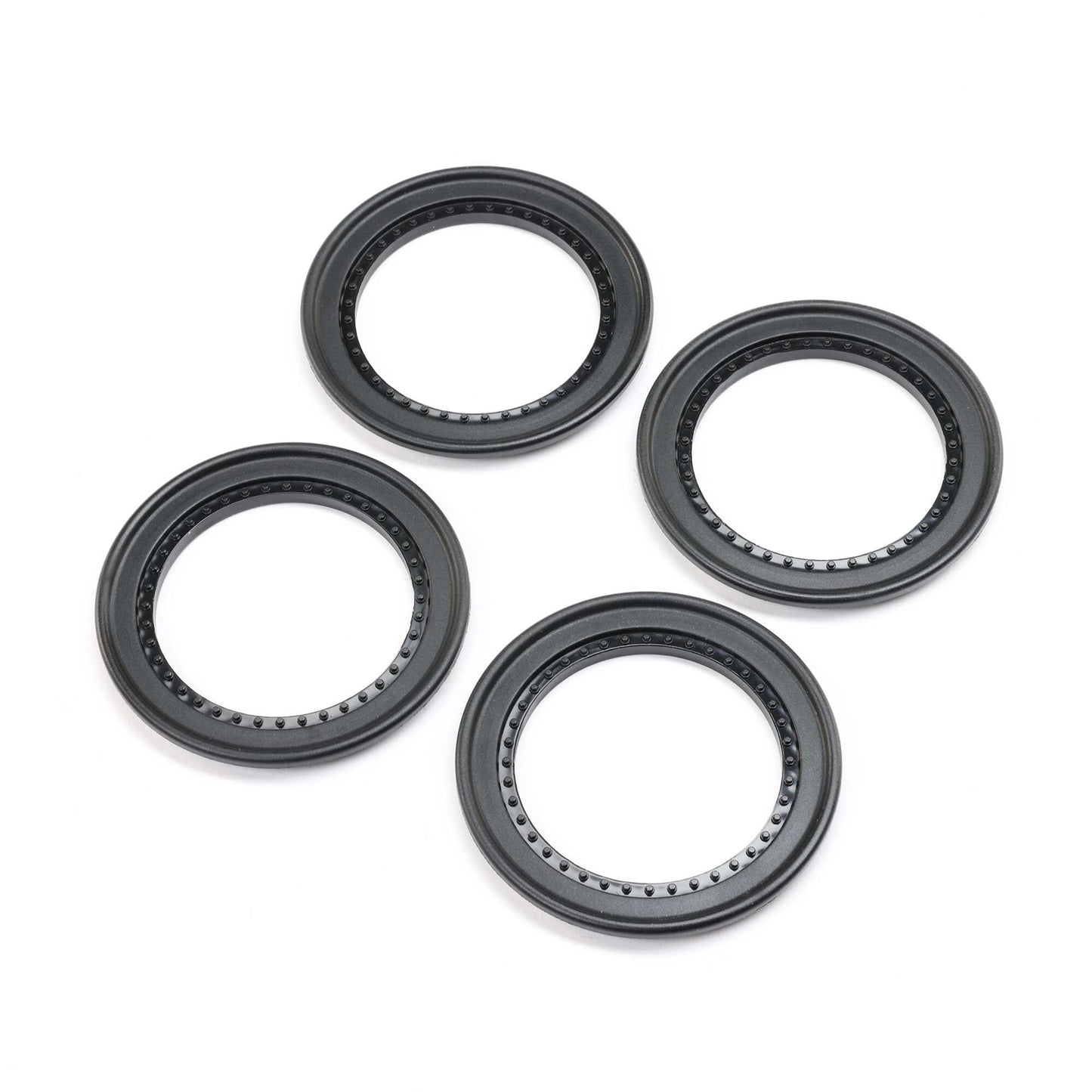 Losi Snap-in Beadlock Rings, Black (4): LMT 2.0 LOS-1822
