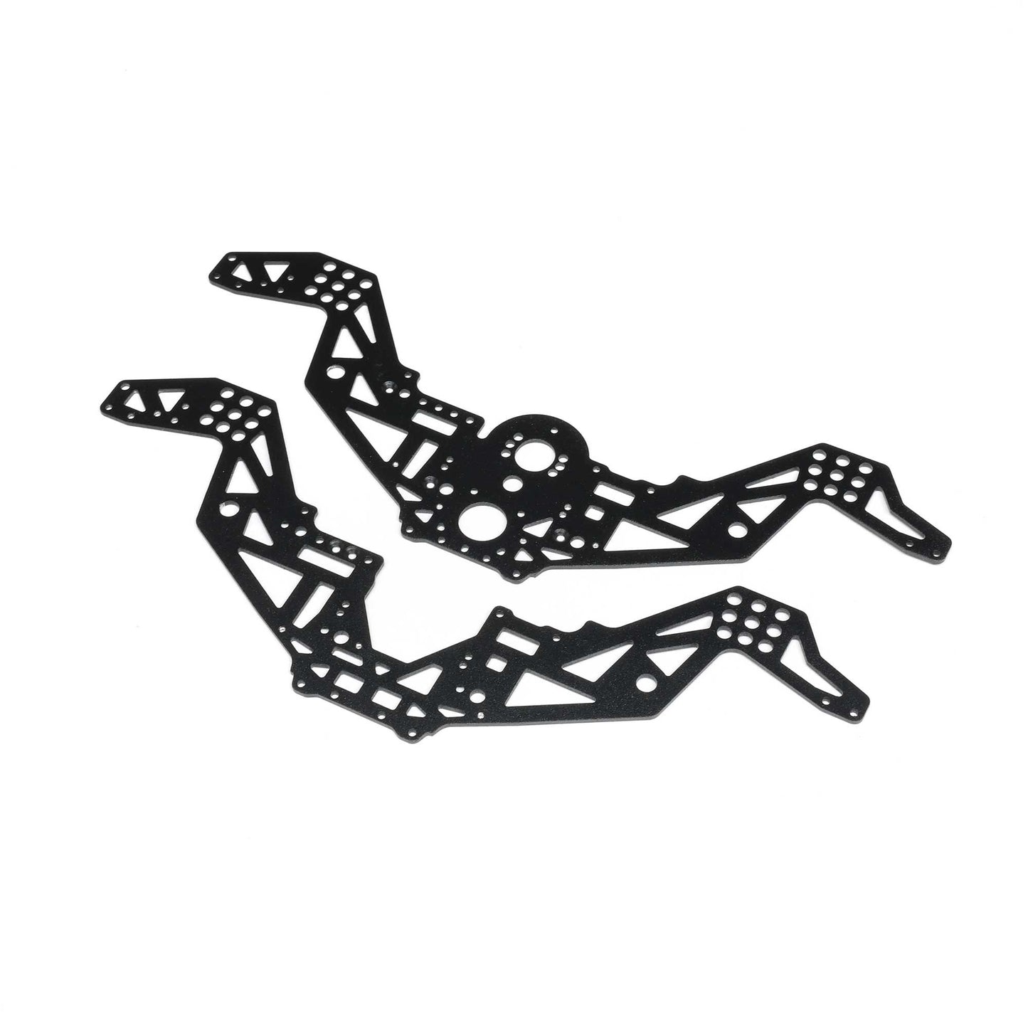 Losi Chassis Plate Set V2, Black: Mini LMT Megalodon LOS-2052