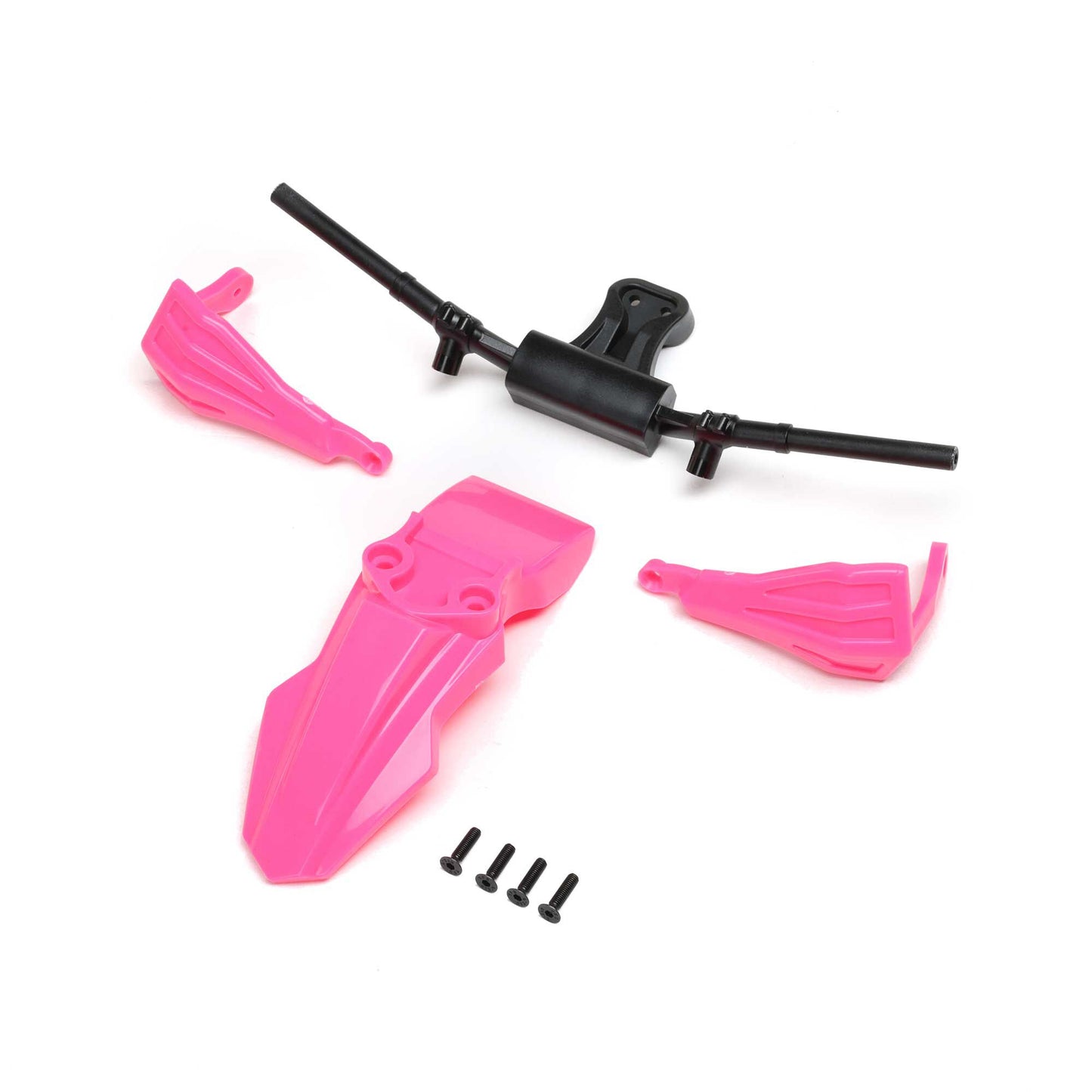 Losi Fender, Handguards & Handle Bars, Pink: PM-SM/MX LOS-2295