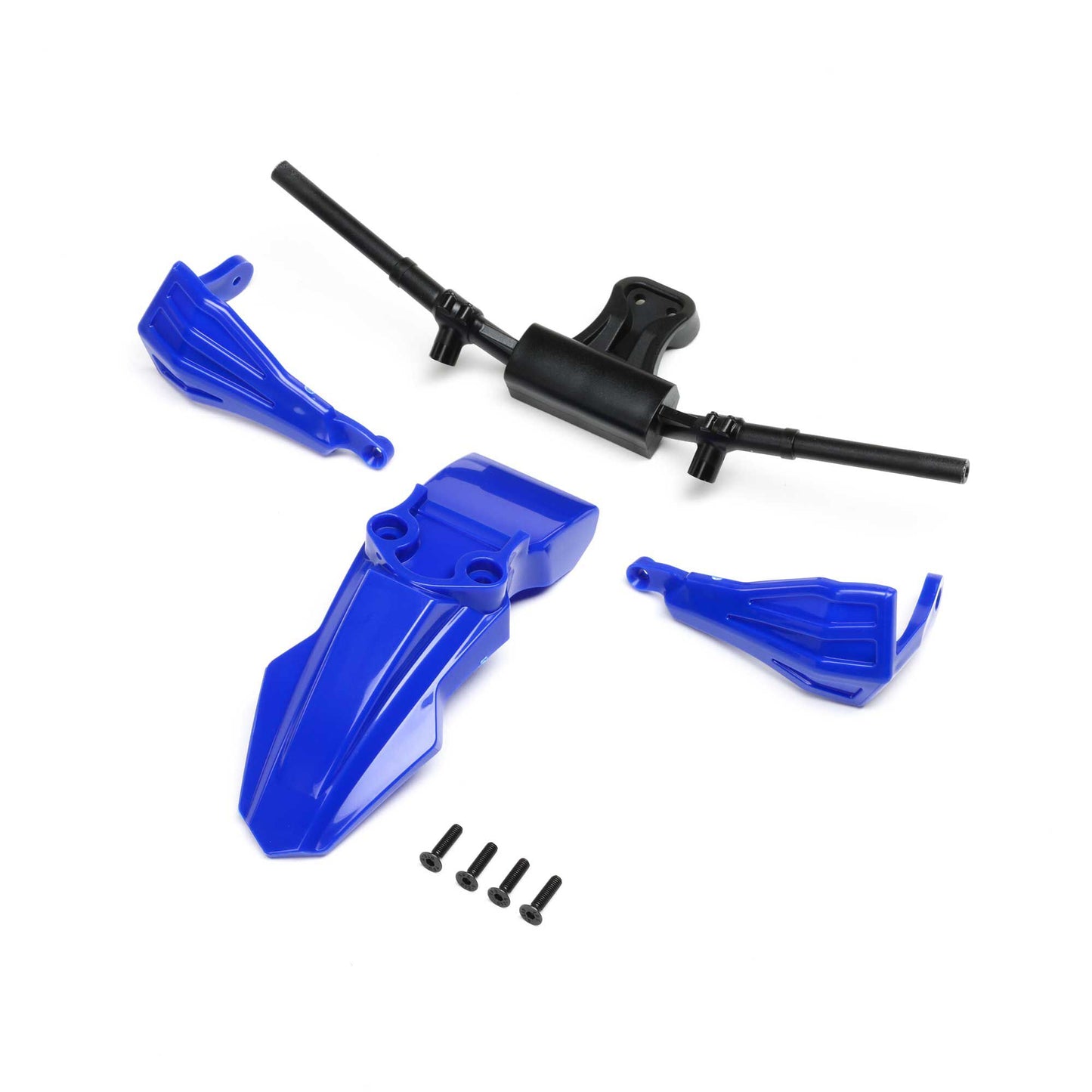 Losi Fender, Handguards & Handle Bars, Blue: PM-SM/MX LOS-2306