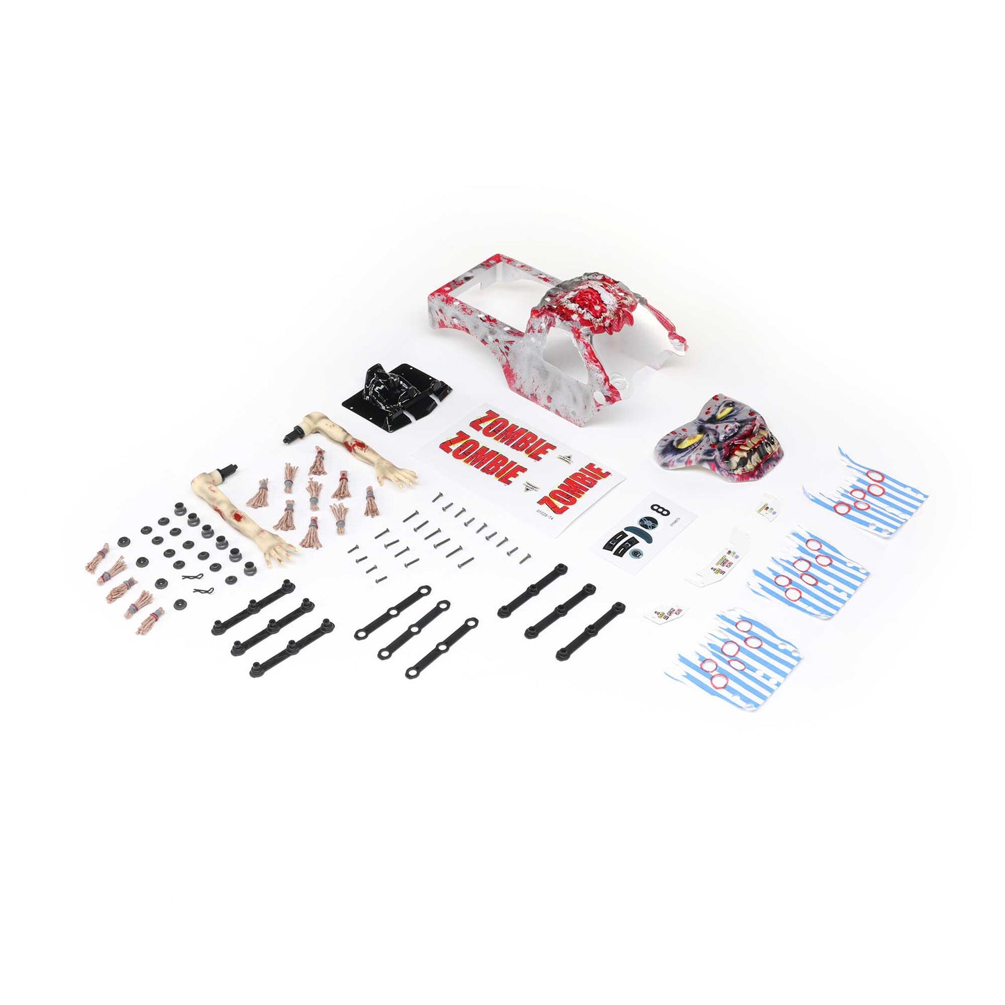 Losi Body Set, Painted, Zombie: Mini LMT LOS-2815