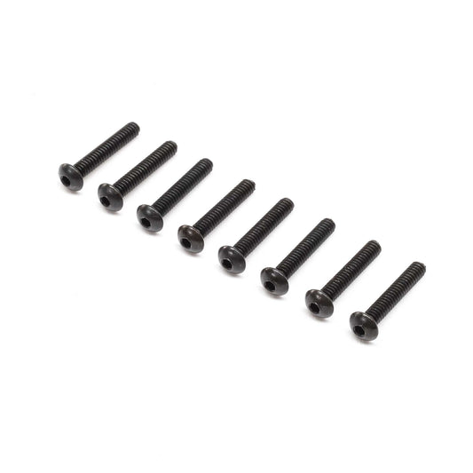 Losi Button Head Screws, 2-56 x 1/2" (8) LOS-3816