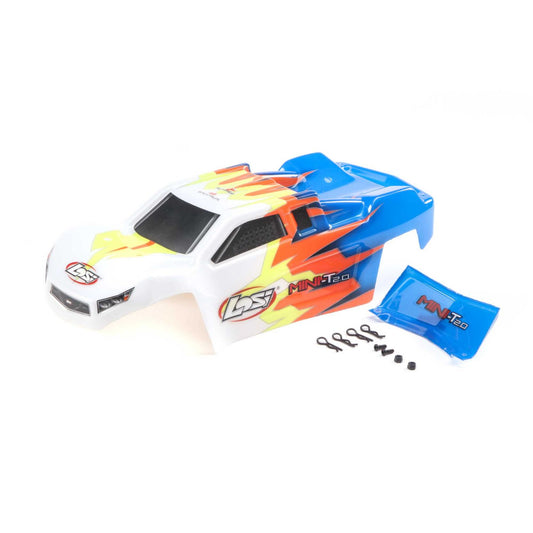 Losi Body, Blue/White: Mini-T 2.0 LOS210014