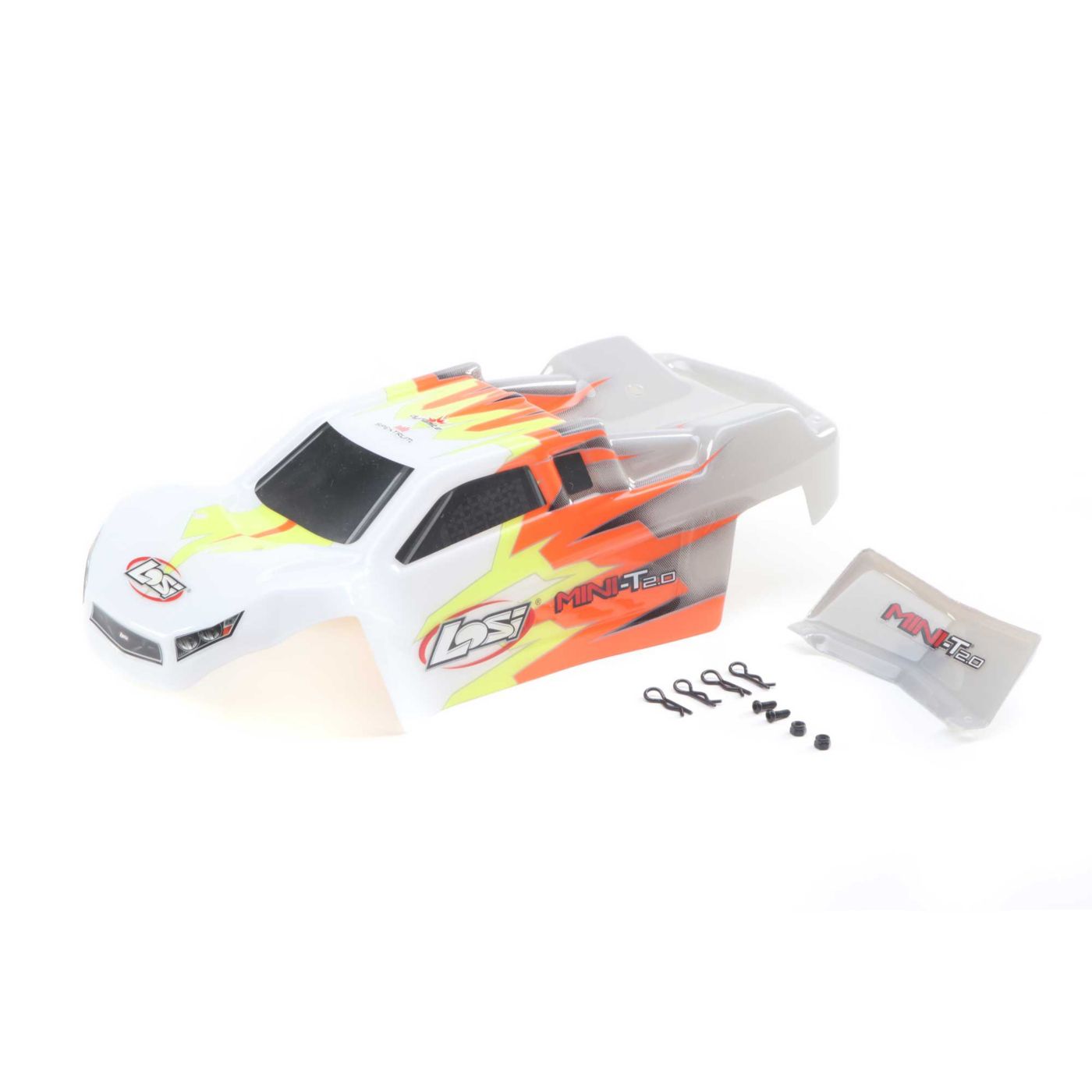 Losi Body, Grey/White: Mini-T 2.0 LOS210015