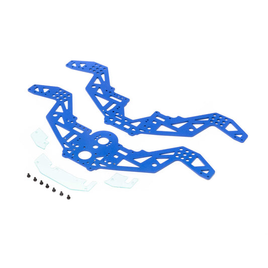 Losi Chassis Plate Set, Blue: Mini LMT LOS211053