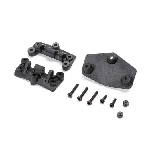 Losi Upper 4-link Mount and Servo Plate: Mini LMT LOS212036