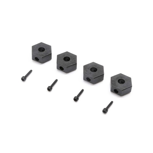 Losi 12mm Wheel Hex and Screwpin (4): Mini LMT LOS212050