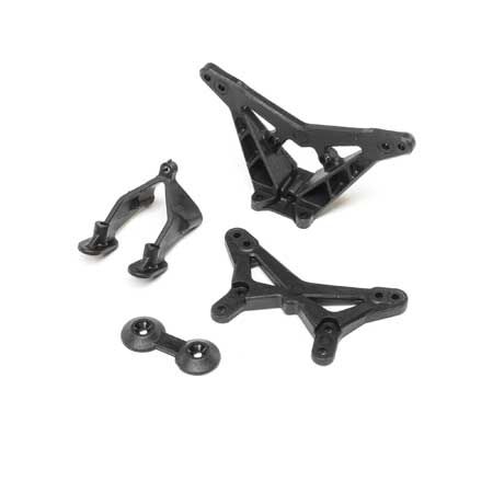 Losi FR/RR Shock Tower Wing Stay: Mini-B LOS214012
