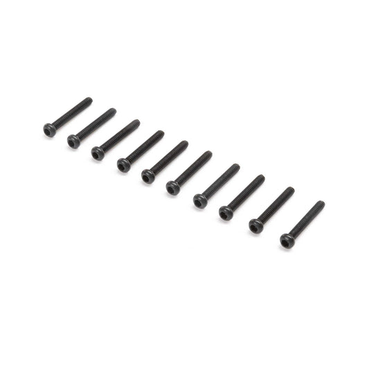 Losi Button Head Screws, M2x14mm (10) LOS215007