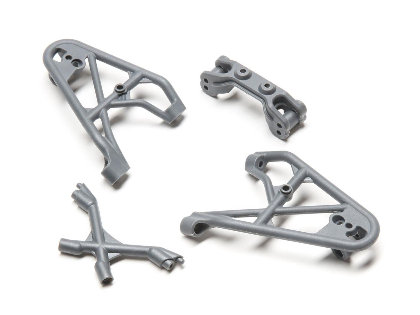 Losi Fr Shk Tower/Brace & Camber Link Mnt,Grey:Rock Rey LOS231039