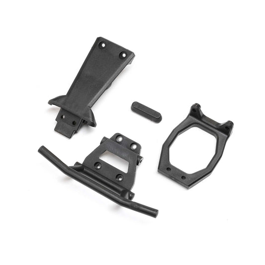 Losi Front Bumper, Brace, Skid Plate: Hammer Rey LOS231086