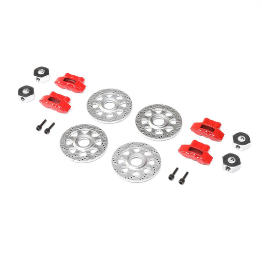 Losi Brake Set with Wheel Hex and Pin: RZR Rey LOS232076