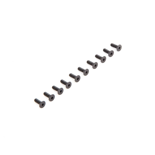Losi Flat Head Screws M2.5 x 8mm (10) LOS235009