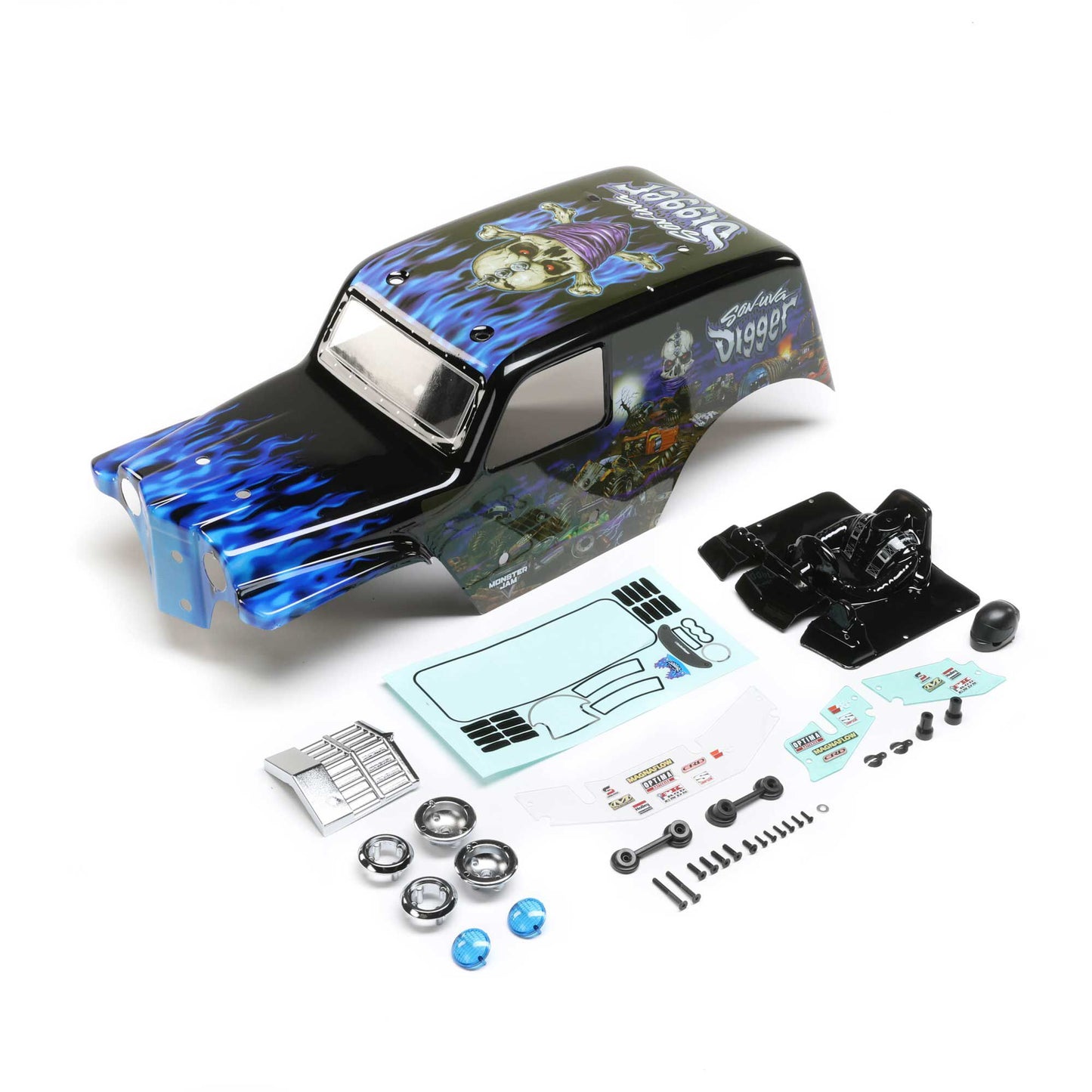 Losi Body Set, Painted Son Uva Digger: LMT LOS240017